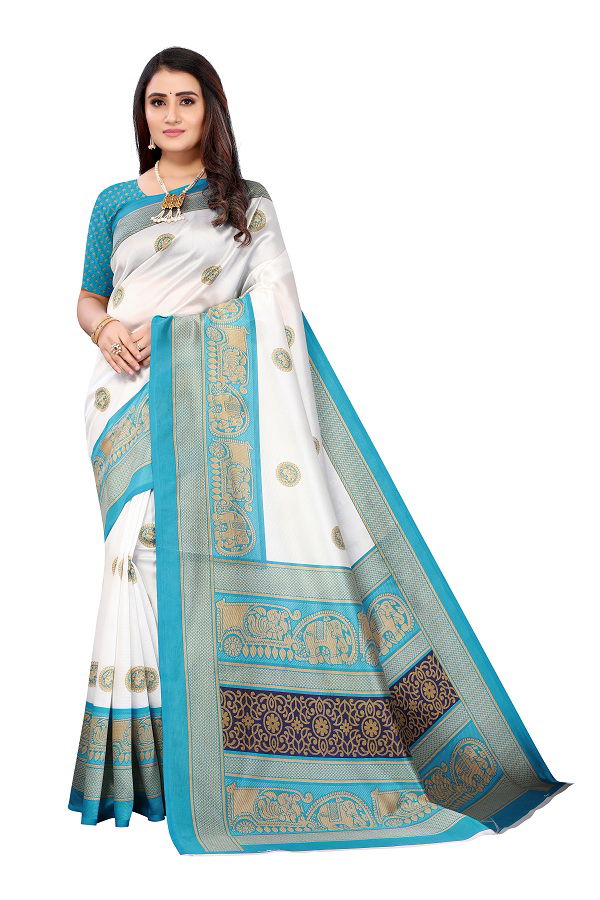 Printed Art Silk 9 Printed Regular Wear Saree Collection